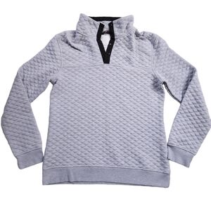 Canyon Creek sz XL Quilted T Snap Pullover Sweater